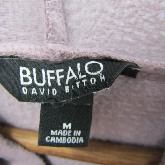 Womens M Purple Leopard Print Hoodie Casual Cozy Streetwear Layering Top - Picture 7 of 13